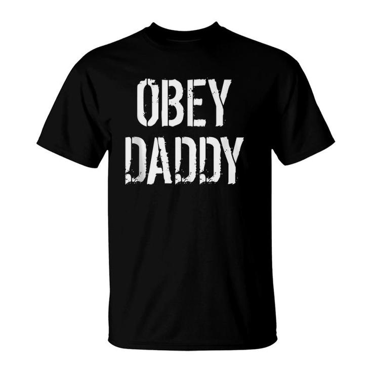 Mens Obey Daddy  T-Shirt