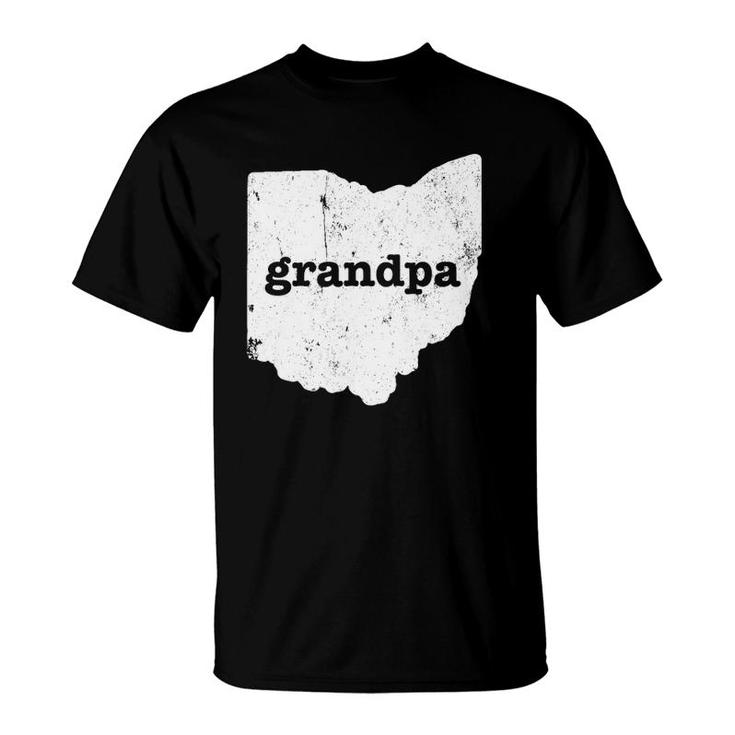 Mens Ohio Grandpa Grandfather Gifts State Grandpa Ohio T-Shirt