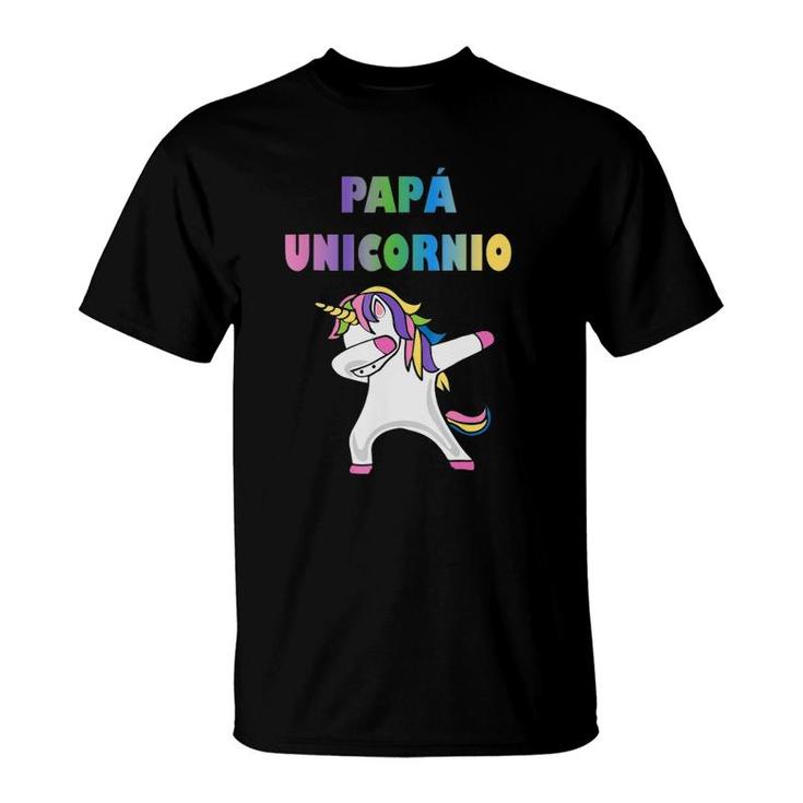 Mens Playeras De Unicornio Para Familia - Papa Unicornio T-Shirt