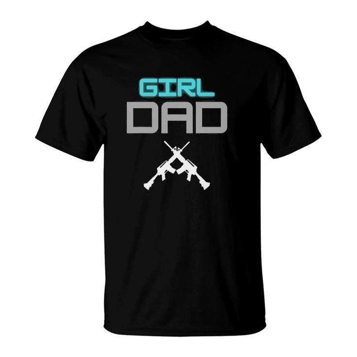 Mens Protective Gamer Dad Father's Day T-Shirt
