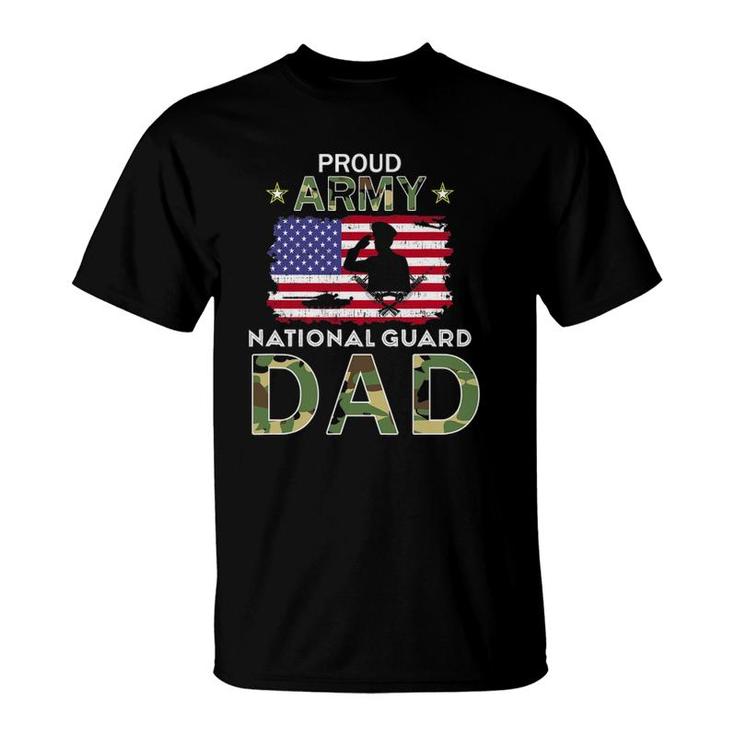 Mens Proud Army National Guard Dad T-Shirt
