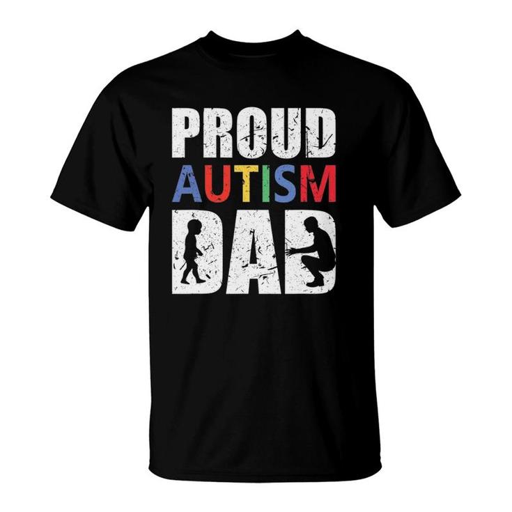 Mens Proud Autism Dad T-Shirt