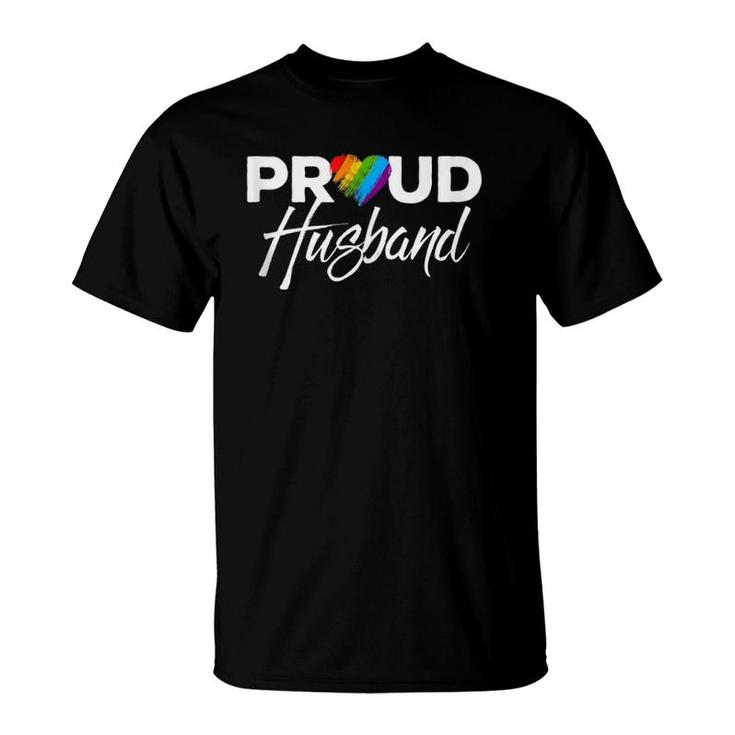 Mens Proud Husband Gay Pride Month Lgbtq Tank Top T-Shirt