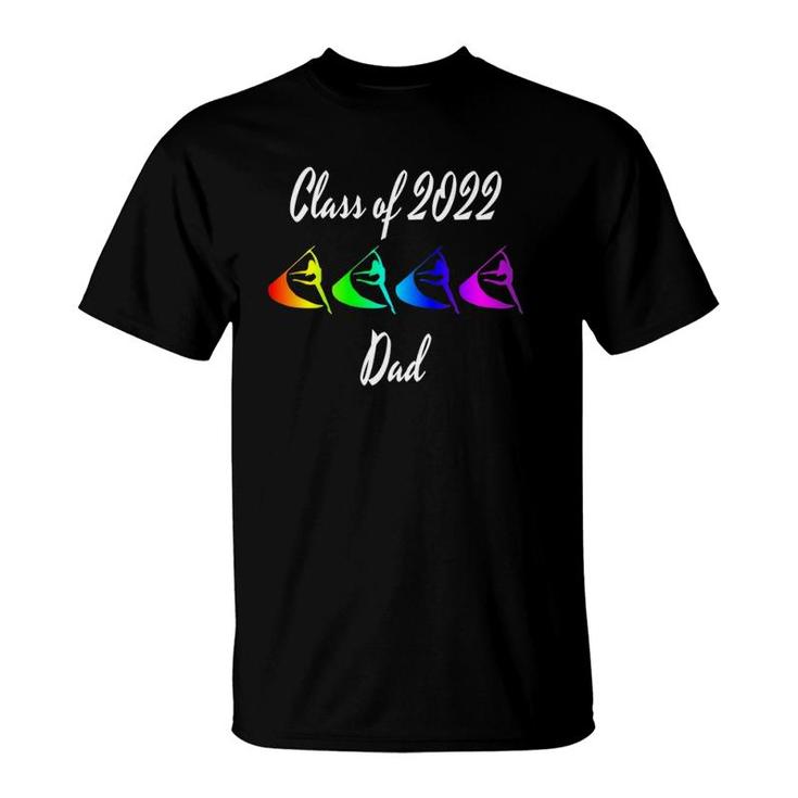Mens Rainbow Color Guard Dad Flag Graphic Class Of 2022 Ver2 T-Shirt