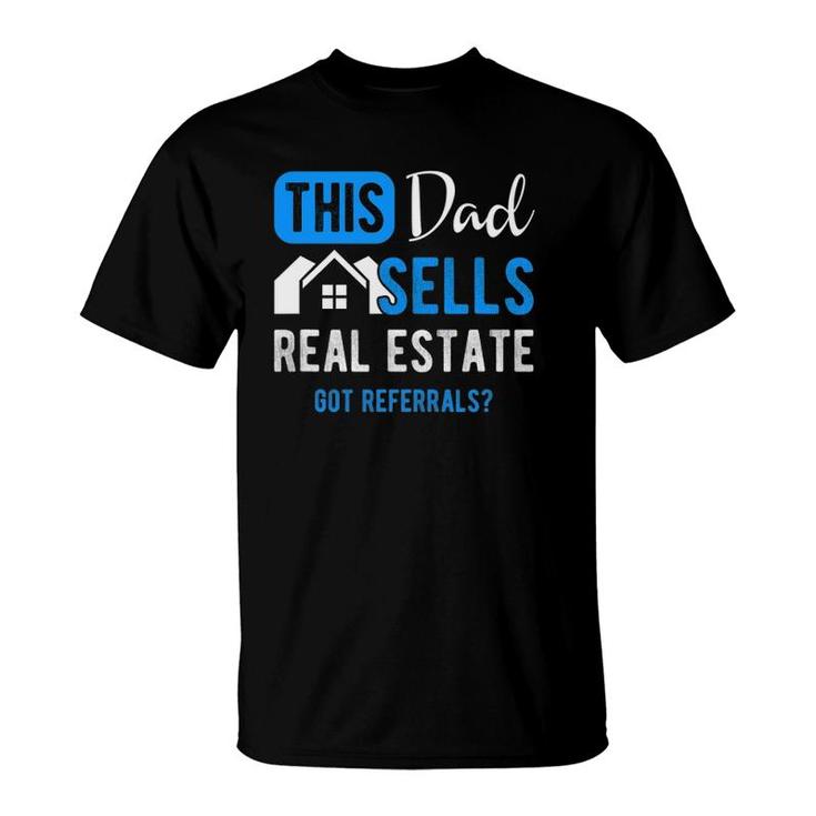 Mens Real Estate Agent Men Dad Funny Realtor Gift T-Shirt