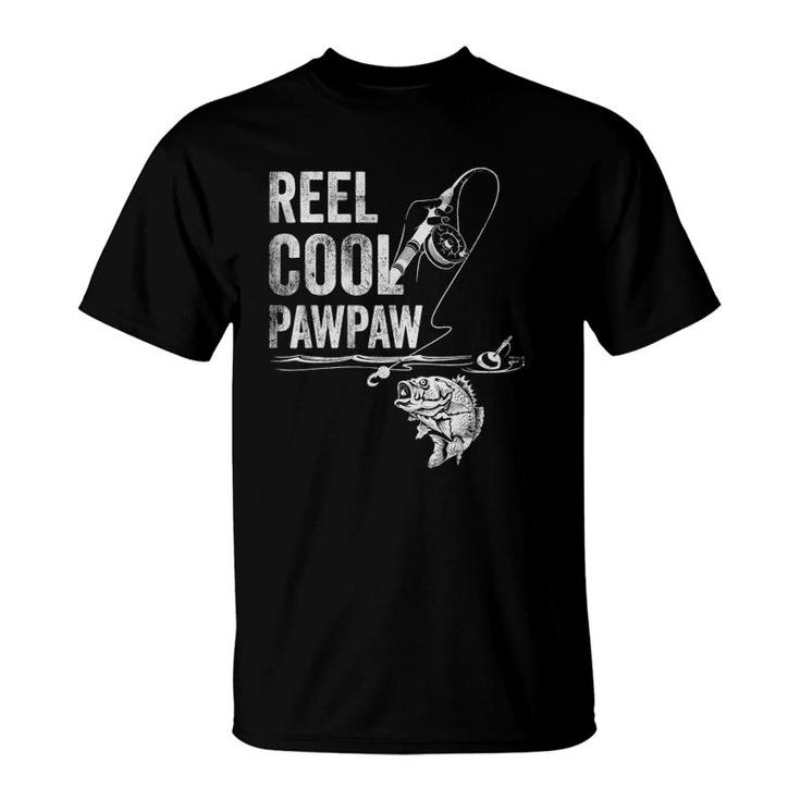 Mens Reel Cool Pawpaw Fish Fishing  Father's Day Gift T-Shirt