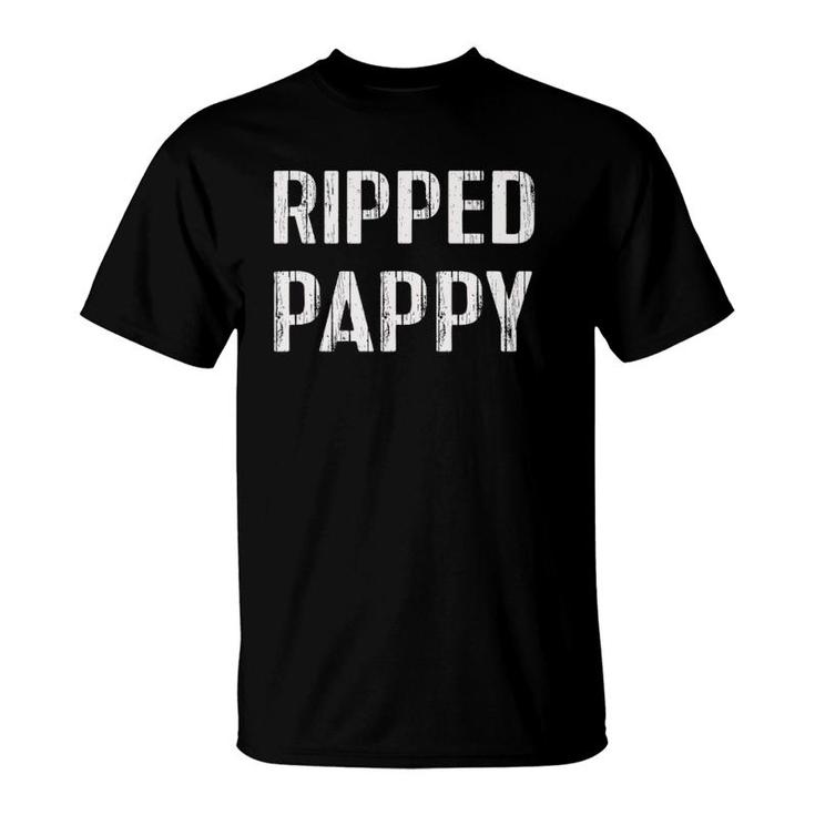 Mens Ripped Pappy  Pappy Gift Fathers Day Best Pappy Ever 1 Tank Top T-Shirt