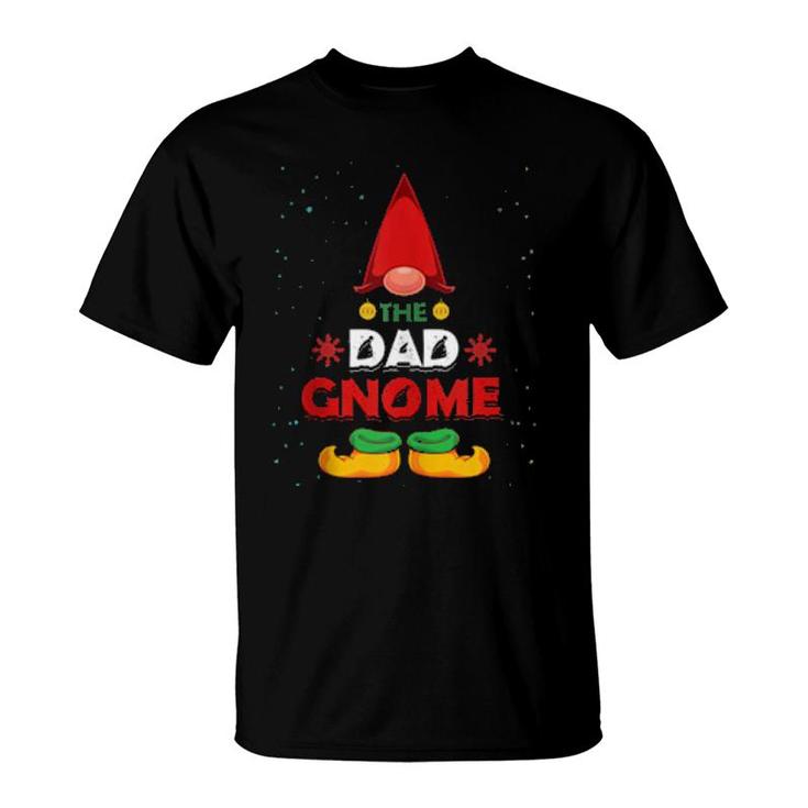 Mens The Dad Gnome Xmas Family Matching Pajama Christmas Gnome  T-Shirt