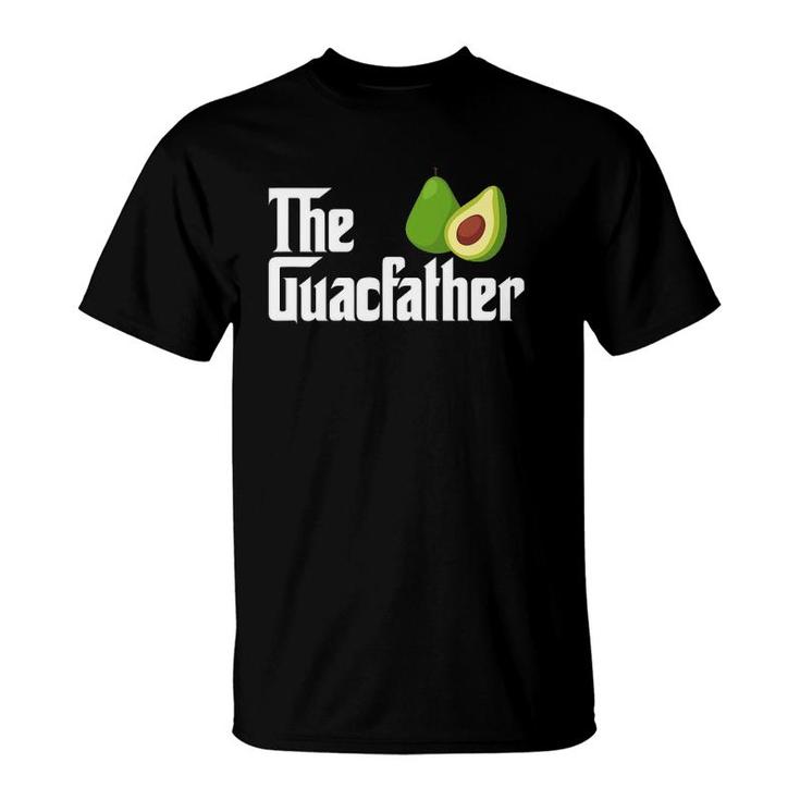Mens The Guacfather Dad Daddy Avocado Guac Guacamole T-Shirt