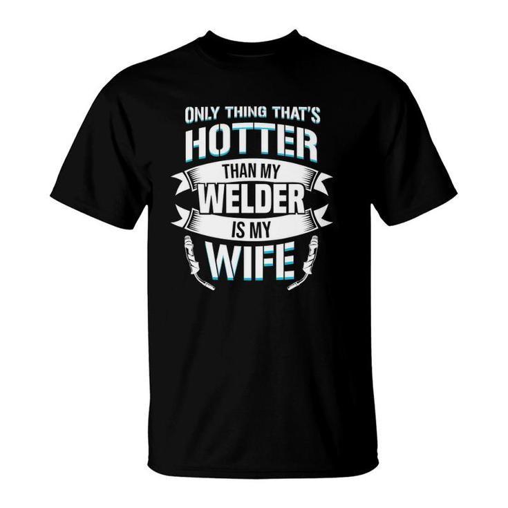 Mens Welding Specialist Design For A Welder Husband T-Shirt