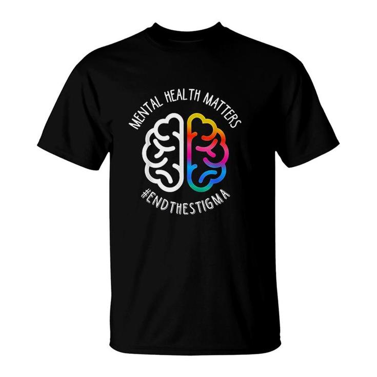 Mental Health Maters End Stigma New T-Shirt