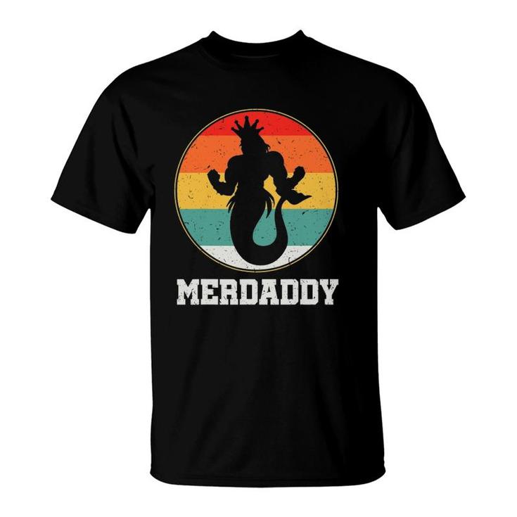 Merdaddy Security Merman Mermaid Daddy Fish Father's Day T-Shirt