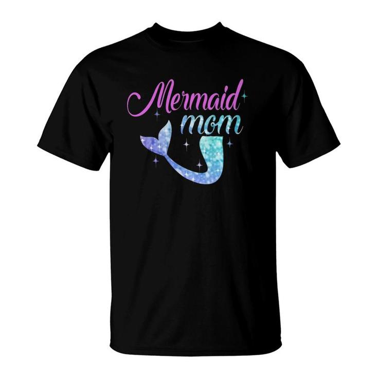 Mermaid Mom Mother's Day Mermom Bridesmaid Party Gifttee T-Shirt