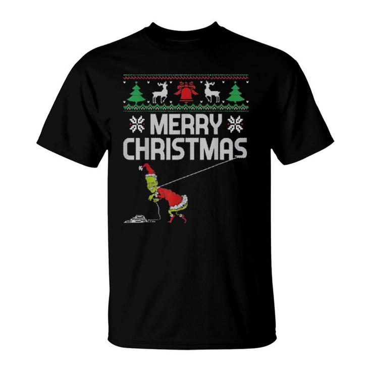 Merry Christmas Ugly  Biden Santa Xmas 2021 Tee  T-Shirt