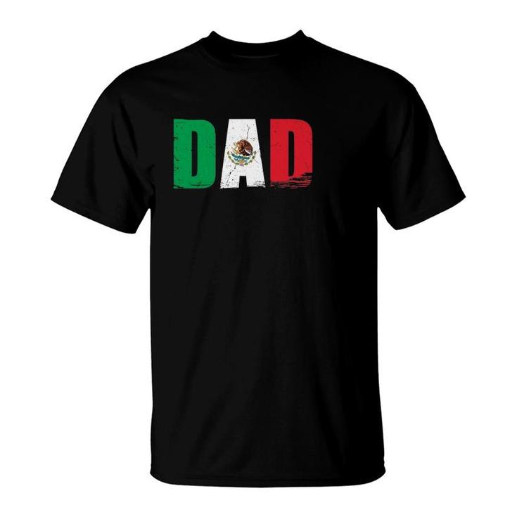 Mexican Dad Fathers Day Gift Cinco De Mayo Dad Outfit T-Shirt