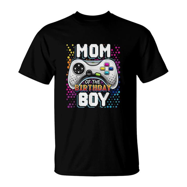 Mom Boy Matching Video Gamer Birthday Party Mothers Day T-Shirt