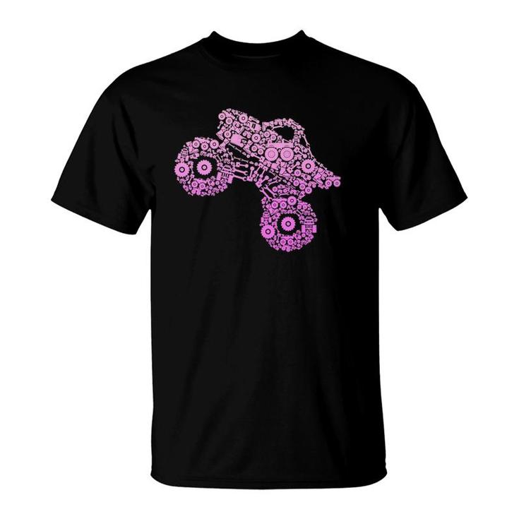 Monster Truck Girls Women  T-Shirt