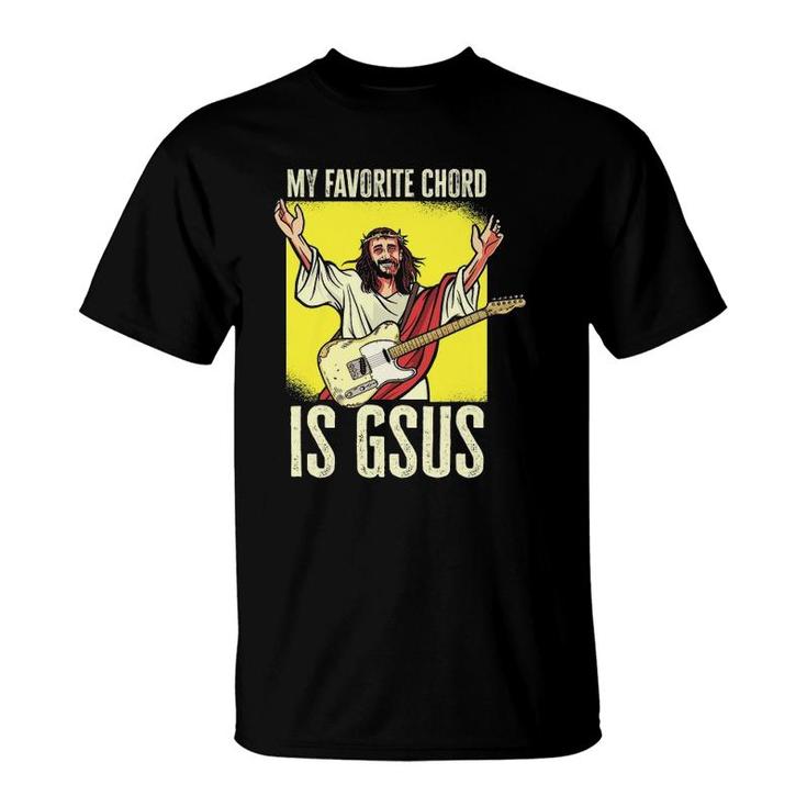 My Favorite Chord Is Gsus Jesus Smooth Jazz Music T-Shirt