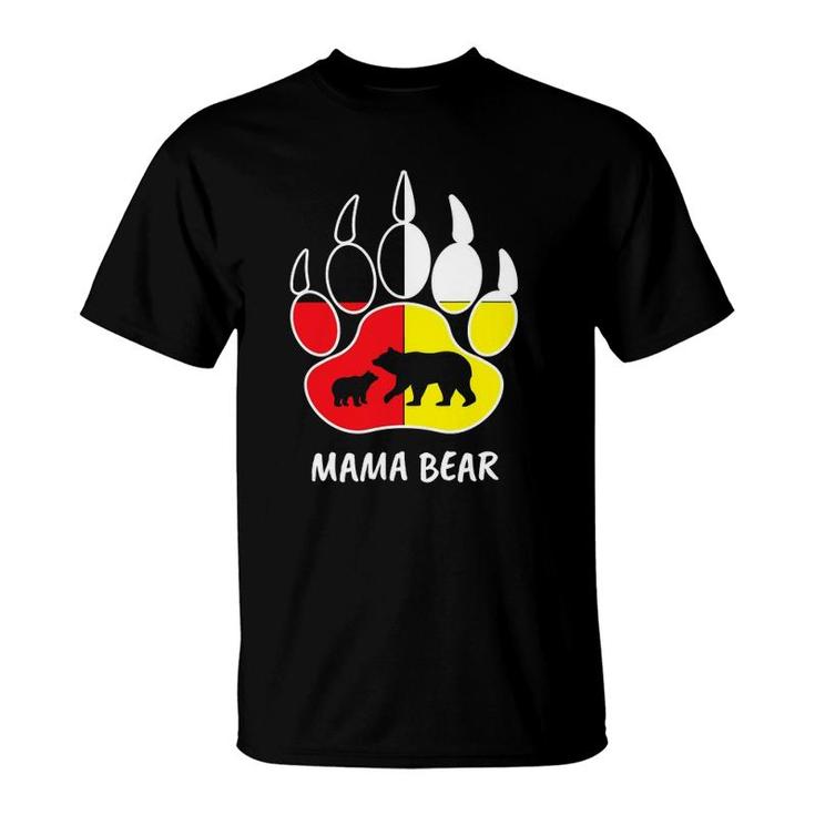 Native Mama Bear Inspired Indigenous Mama Bear Related Mother T-Shirt