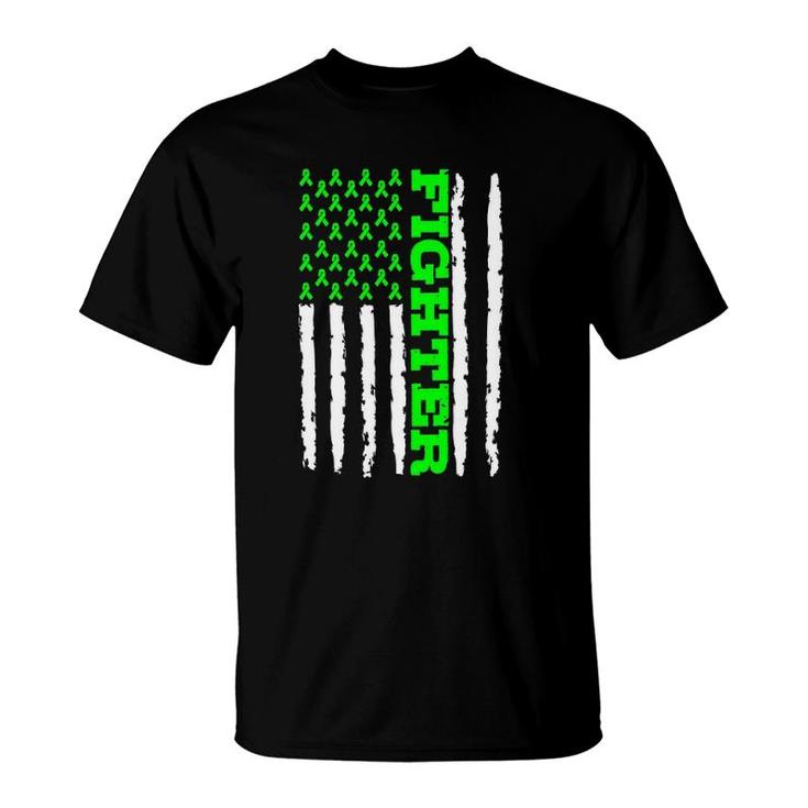 Nephrotic Syndrome Awareness Fighter American Flag T-Shirt