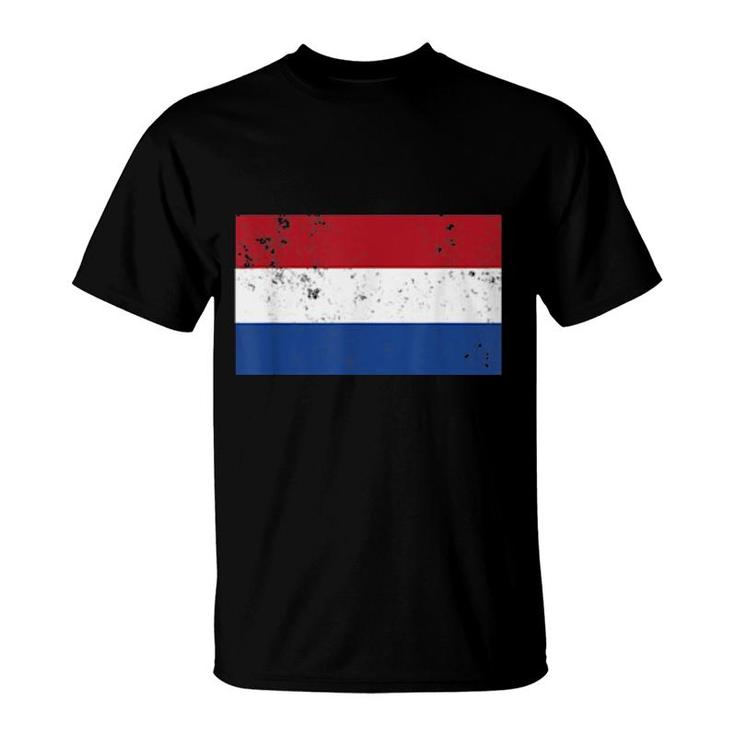 Netherlands Flag Traditional T-Shirt
