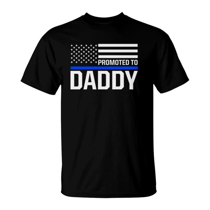 New First Time Dad To Be Daddy Police Law Enforcement T-Shirt