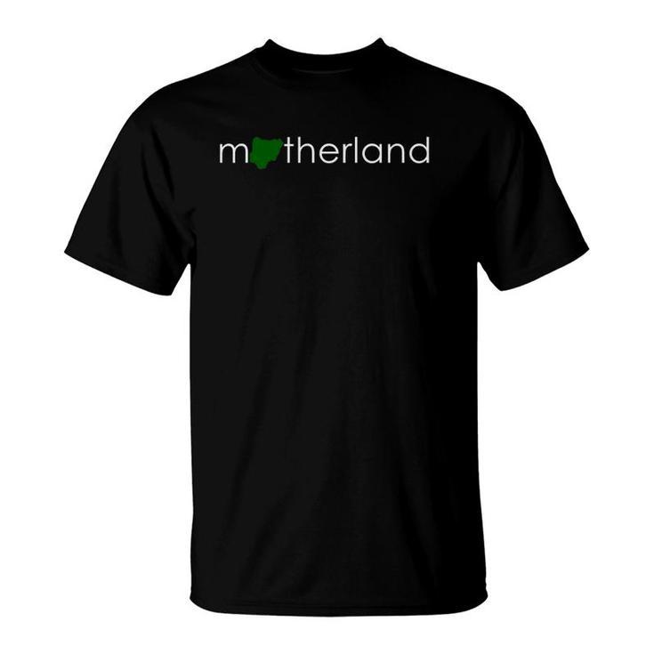 Nigeria Map Motherland Independence Day T-Shirt