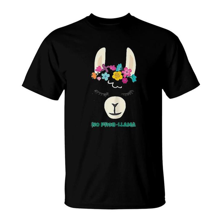 No Prob Llama Gift Alpaca Lovers T-Shirt