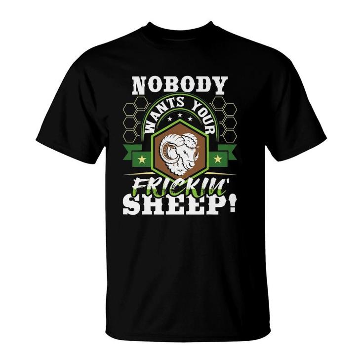 Nobody Wants Your Sheep Funny Tabletop Game Board Gaming T-Shirt