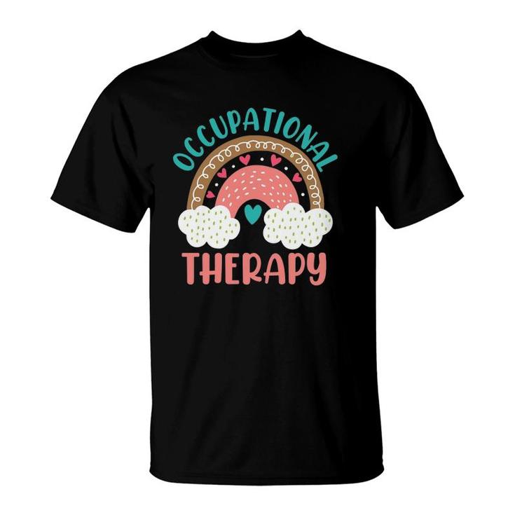 Occupational Therapy For A Ot Apparel Rainbow T-Shirt