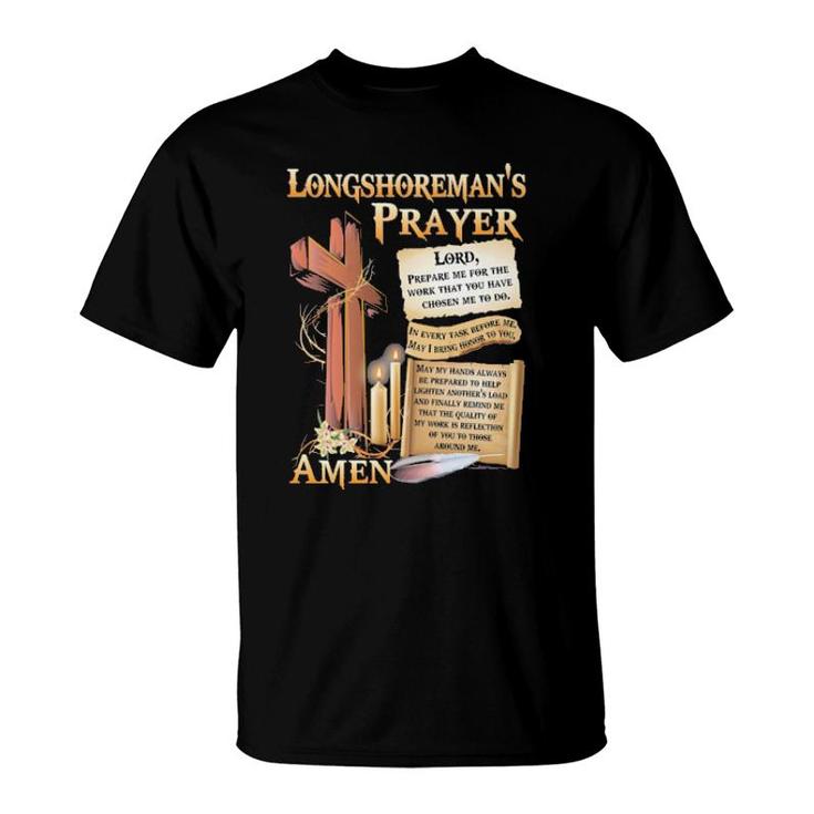 Official Longshoreman's Prayer Lord Amen T-Shirt