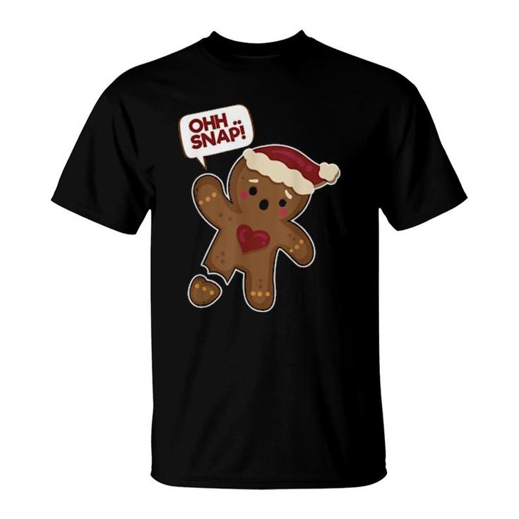 Ohh Snap Amputated Gingerbread Cookie Gingerbread T-Shirt