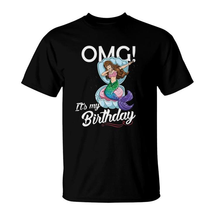 Omg It's My Birthday Dabbing Pug Dab Dance T-Shirt Omg It's My Birthday Dabbing Pug Dab Dance T-Shirt