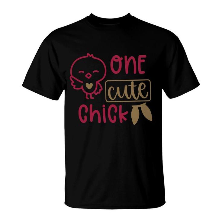 One Cute Chick Black T-Shirt