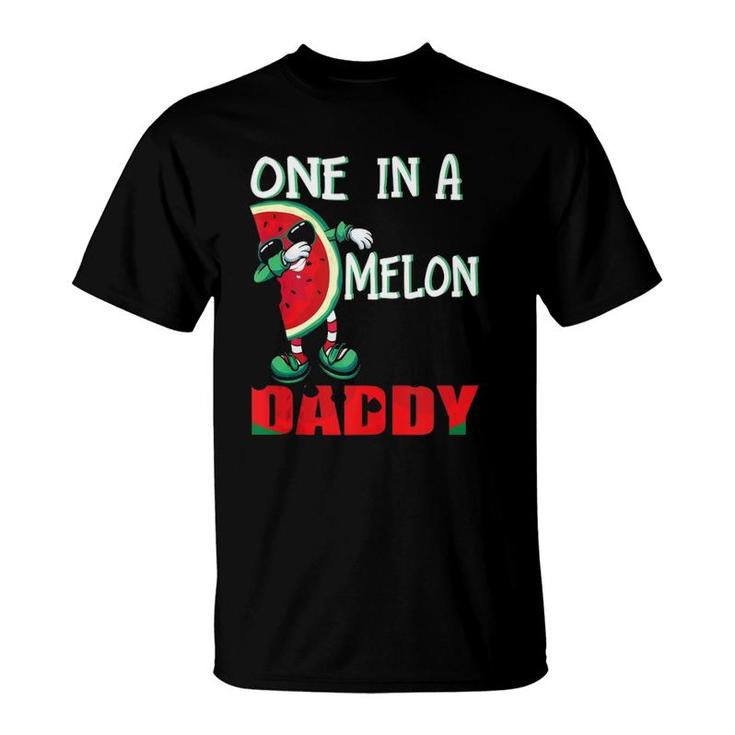 One In A Melon Daddy Dabbing Watermelon  T-Shirt
