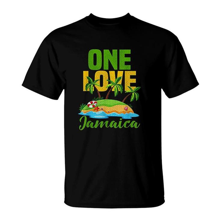 One Love Jamaica Caribbean Vacation T-Shirt