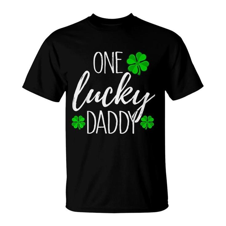 One Lucky Dad Matching St Patricks Day T-Shirt