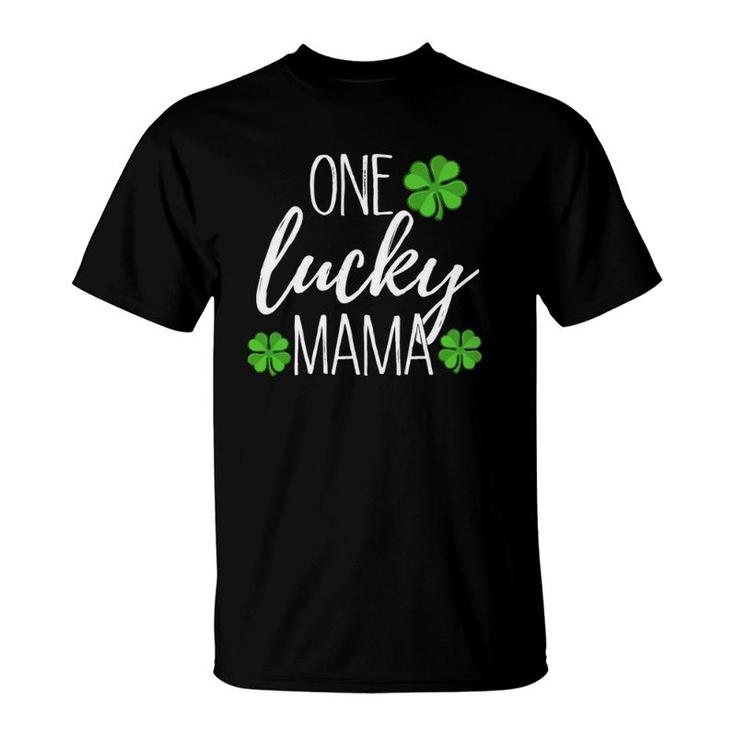 One Lucky Mama Matching St Patricks Day T-Shirt
