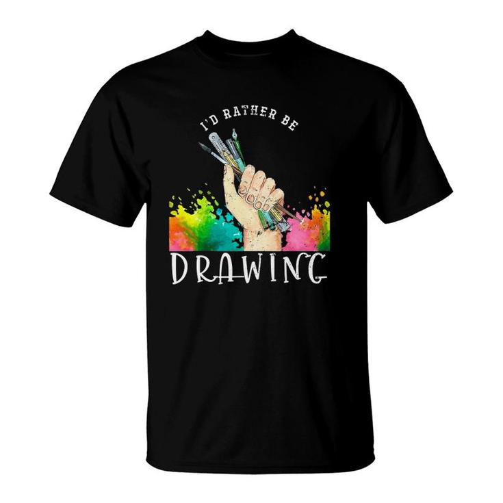 【oan】Brush Paint Long Sleeve T-Shirt artist-paint-brush-art-color-