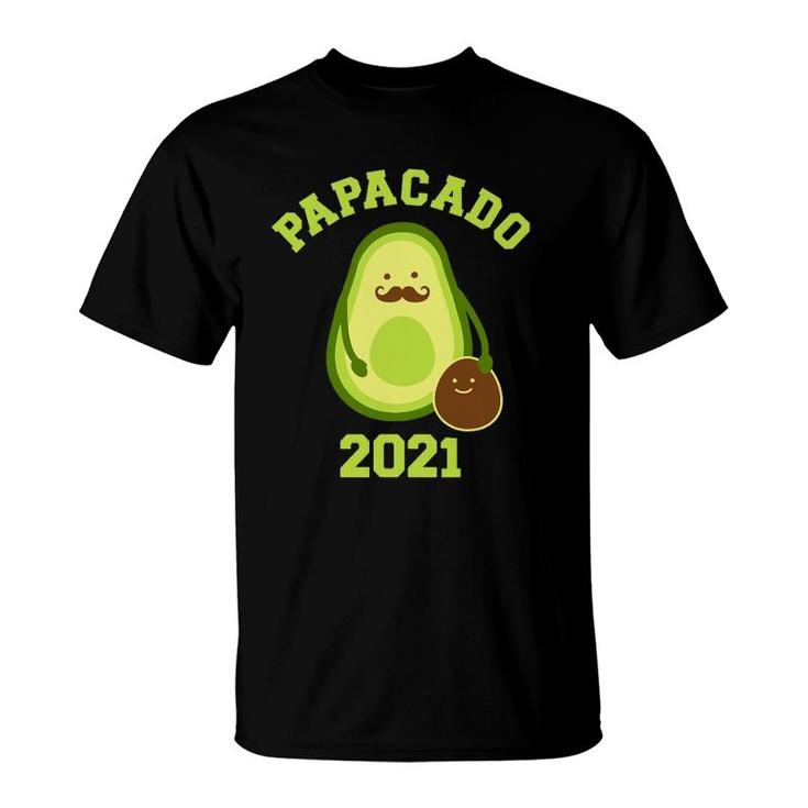 Papacado 2021 Funny Gift For New Dad Baby Annoucement T-Shirt
