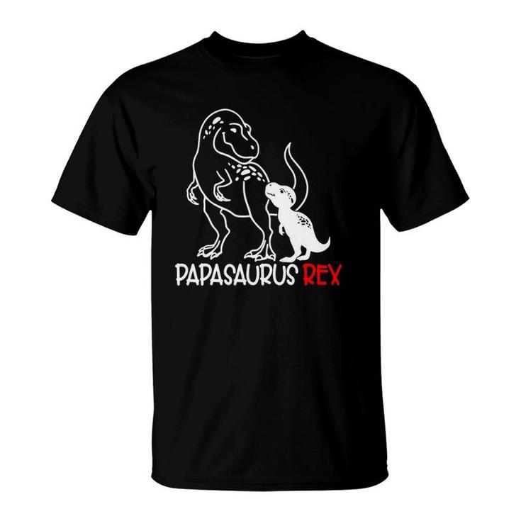 Papasaurusrex Dinosaur Funny Papa Saurus Father's Day T-Shirt