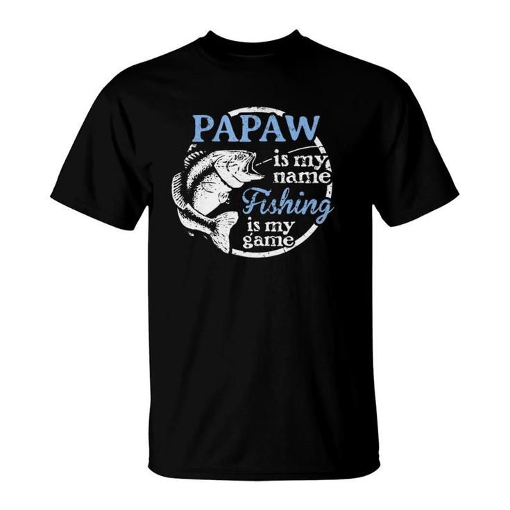Papaw Fishing  Fathers Day Gift From Son T-Shirt