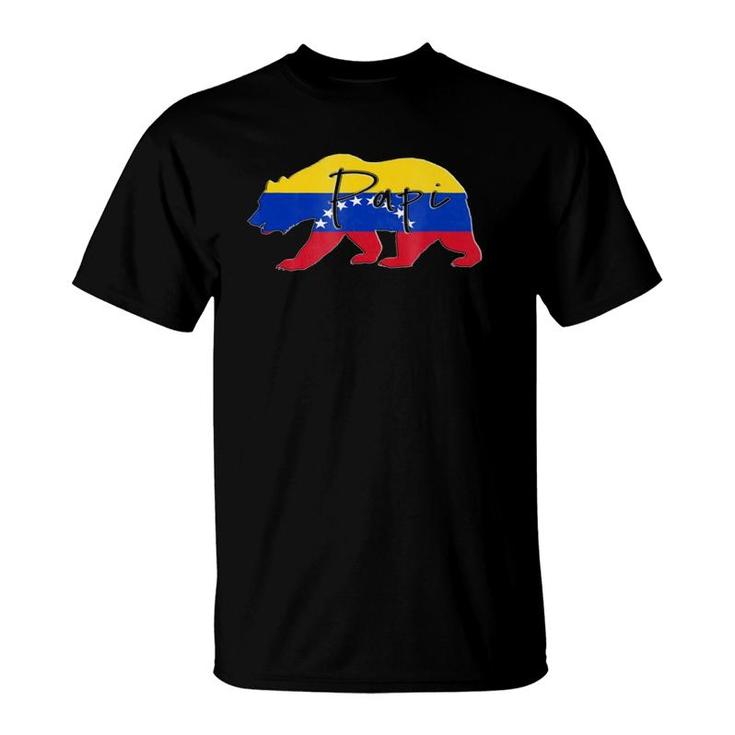 Papi Bear  Venezuela Flag T-Shirt