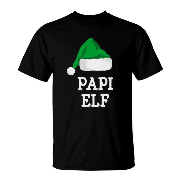 Papi Elf Christmas Matching Family Group Xmas Gift T-Shirt