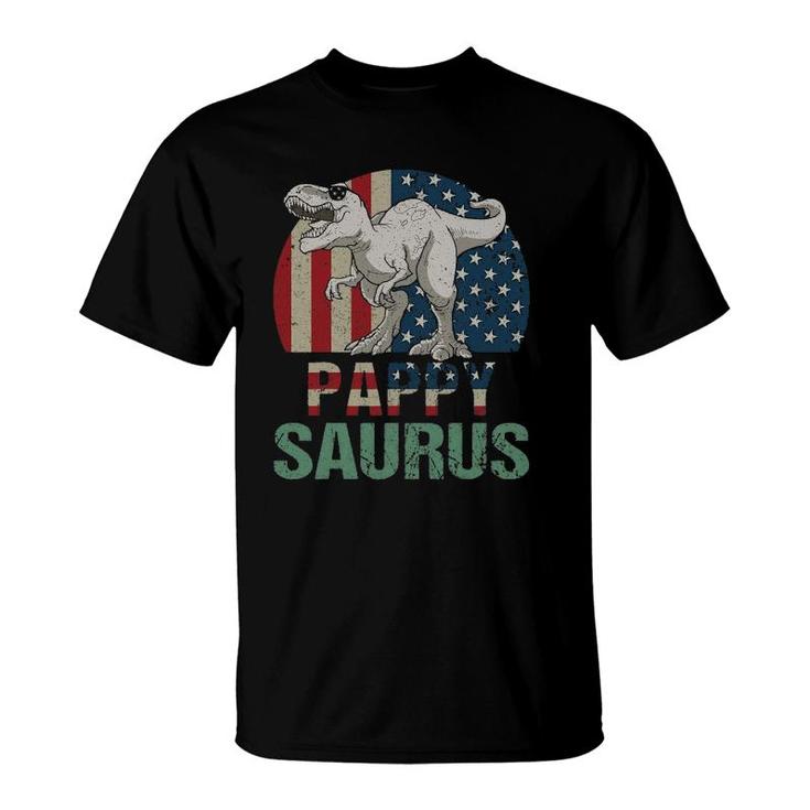 Pappysaurus Dinosaur Pappy Saurus Father's Day 4Th Of July T-Shirt