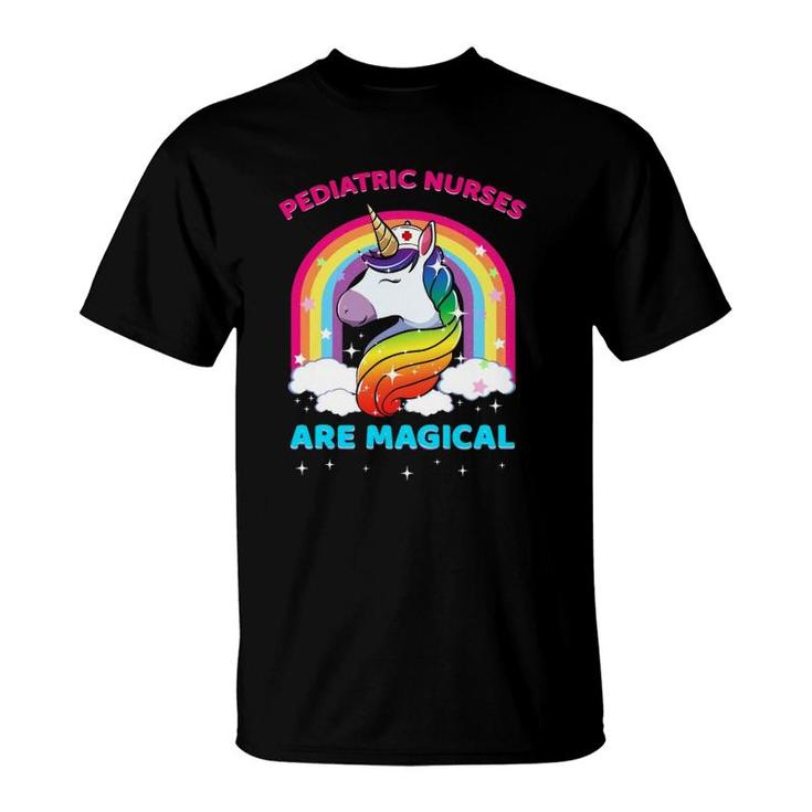 Pediatric Nurses Are Magical Unicorn Nurse Gift T-Shirt