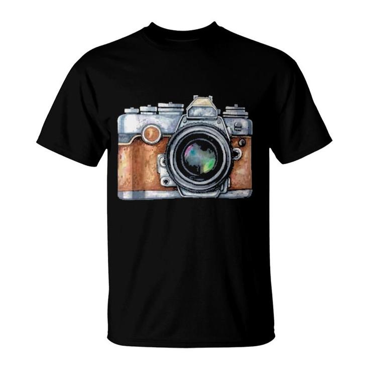 Photographer Vintage Tetro Photography Camera   T-Shirt