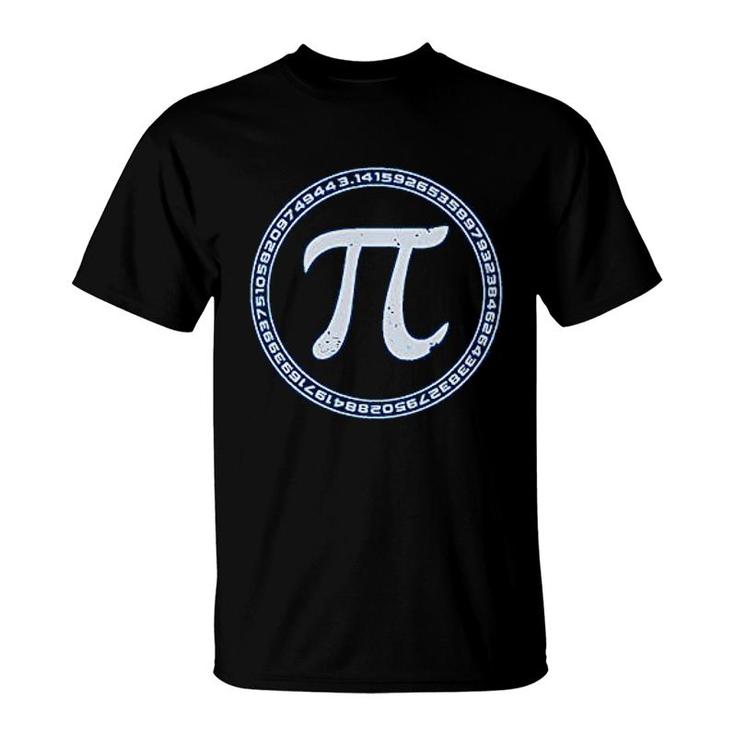 Pi Sign Circle Math Nerd Geek T-Shirt