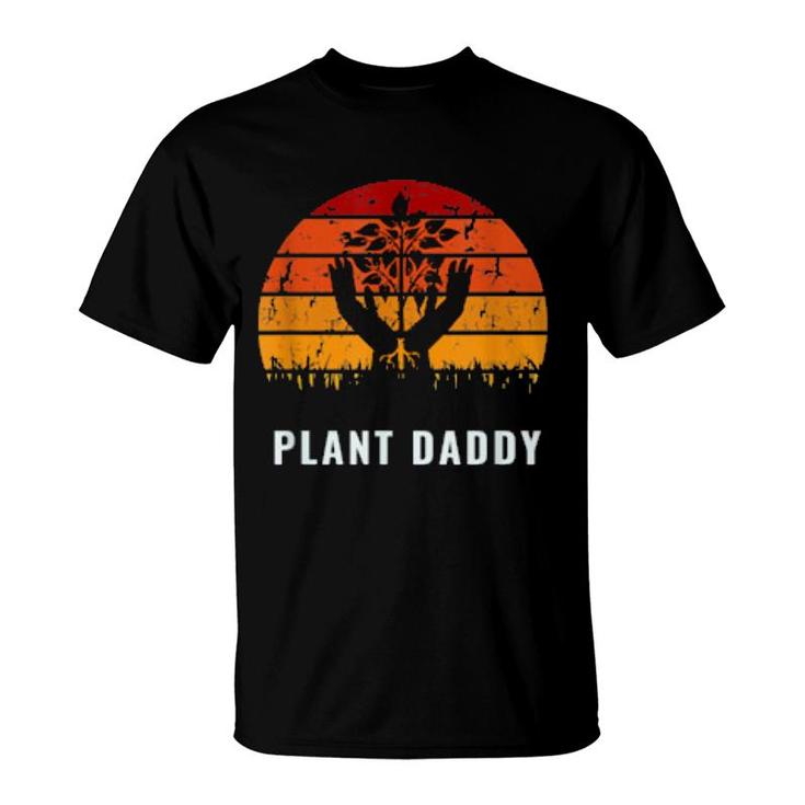 Plant Daddy Gardening Retro  T-Shirt