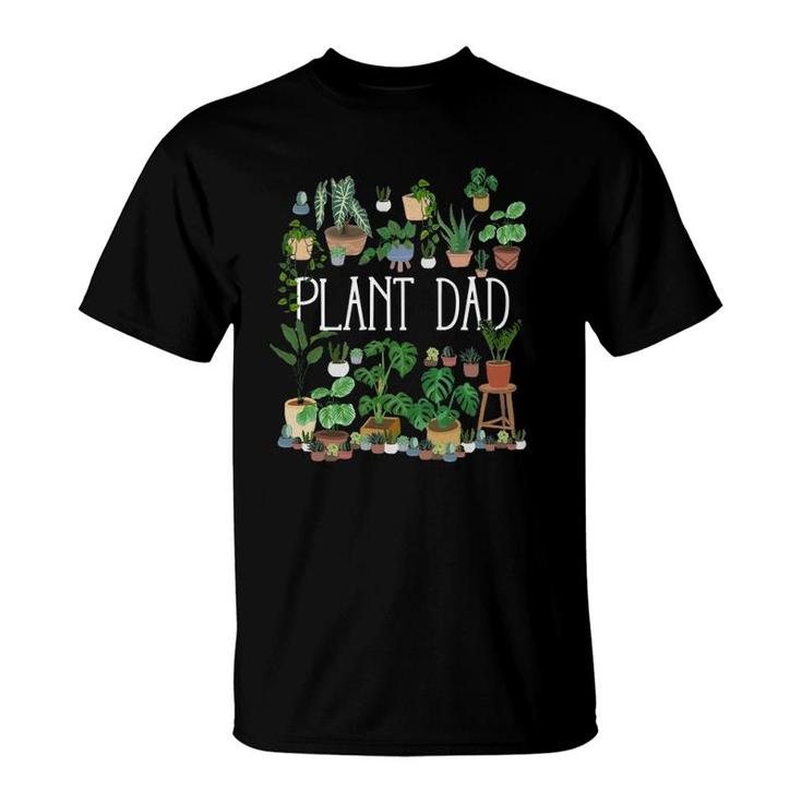 Potted Plant Dad Gardening Lover T-Shirt